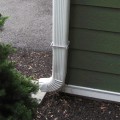 What to put at the bottom of a downspout?