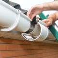 How to fix a gutter that is leaking at the joint?