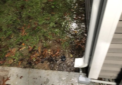 How do you fix water pooling in gutters?