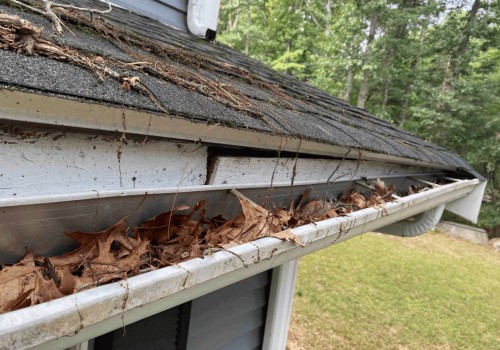 What are the effects of damaged gutters?