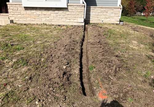 What is the problem with underground downspouts?