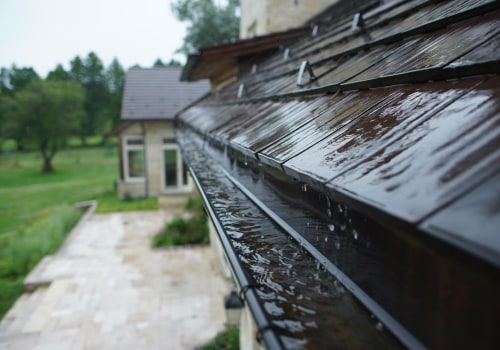 Can gutters overflow into roof?