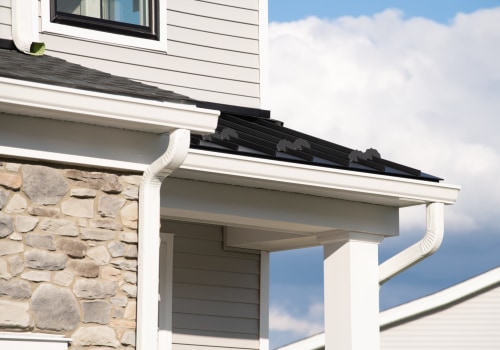 How much should gutters drop?