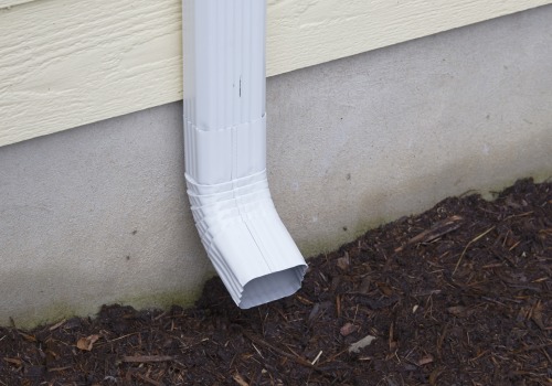 How to repair a hole in downspout?